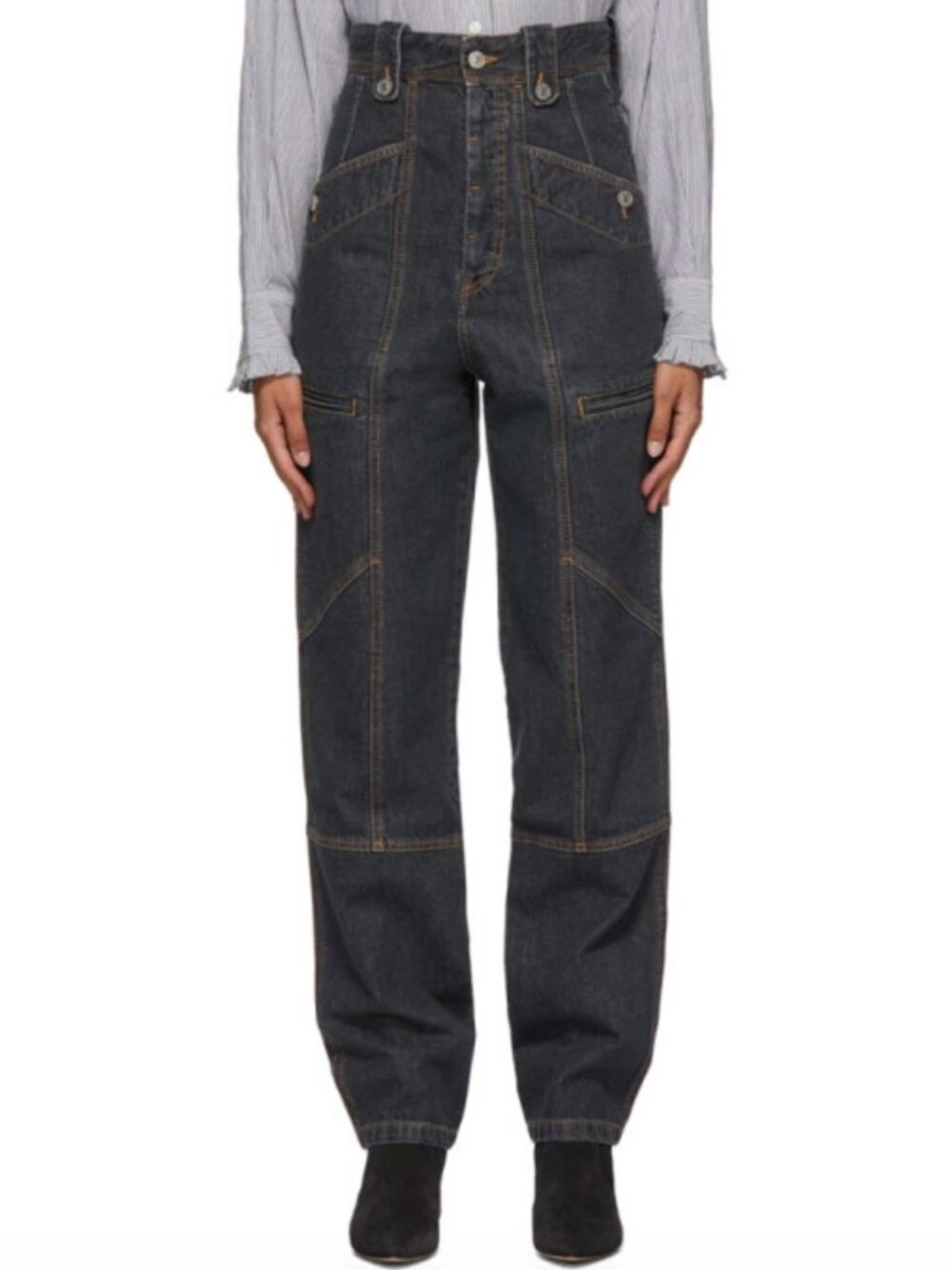 Isabel Marant Etoile Grey Neko Jeans